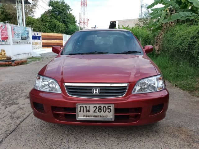 รถ Honda City 1.5 V สี แดง