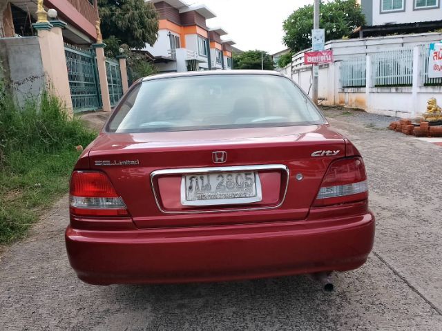 Honda City 2000 1.5 V Sedan เบนซิน เกียร์อัตโนมัติ แดง รูปที่ 4