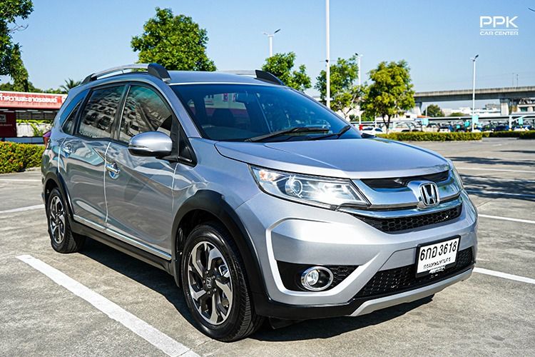 Honda BR-V 2018 1.5 SV Utility-car เบนซิน ไม่ติดแก๊ส เกียร์อัตโนมัติ เทา รูปที่ 3