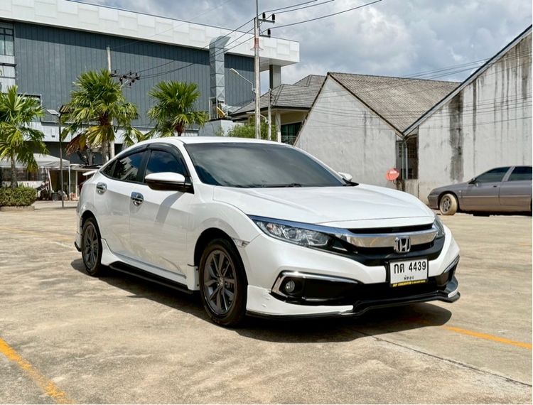 Honda Civic 2019 1.8 EL i-VTEC Sedan เบนซิน ไม่ติดแก๊ส เกียร์อัตโนมัติ ขาว รูปที่ 3
