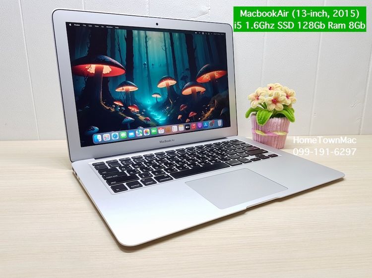 Apple Macbook Air แมค โอเอส 8 กิกะไบต์ อื่นๆ ไม่ใช่ MacbookAir (13-inch, 2015) i5 1.6Ghz SSD 128Gb Ram 8Gb คุ้มๆ น่าใช้งาน