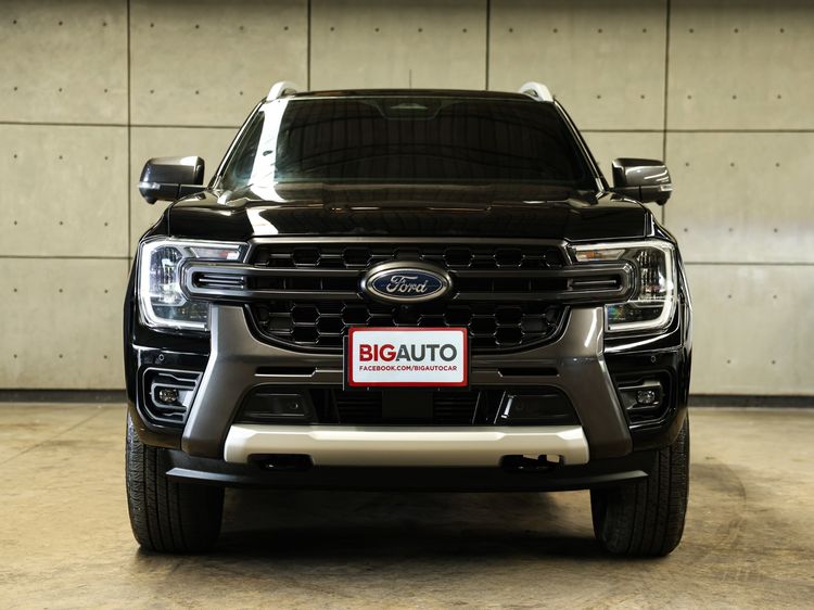 Ford Ranger 2023 2.0 Hi-Rider Wildtrak Pickup ดีเซล ไม่ติดแก๊ส เกียร์อัตโนมัติ ดำ รูปที่ 4
