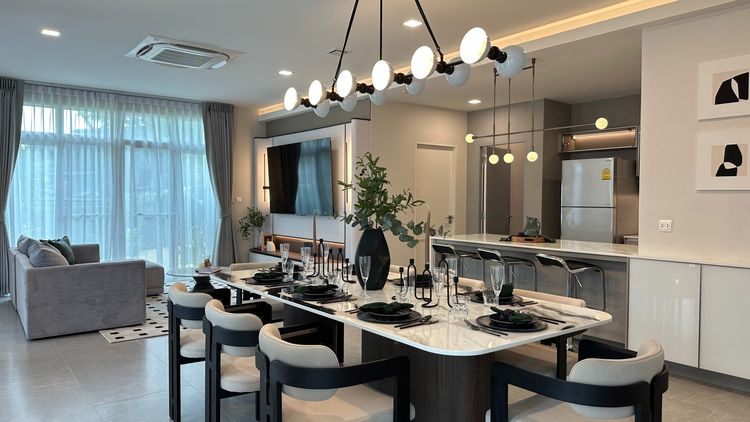 Land and Houses ตกแต่งครบ 2025 บ้านเดี่ยวให้เช่า เพิ่งตกแต่งเสร็จ โครงการ มัณฑนา บางนา-วงแหวน รูปที่ 3