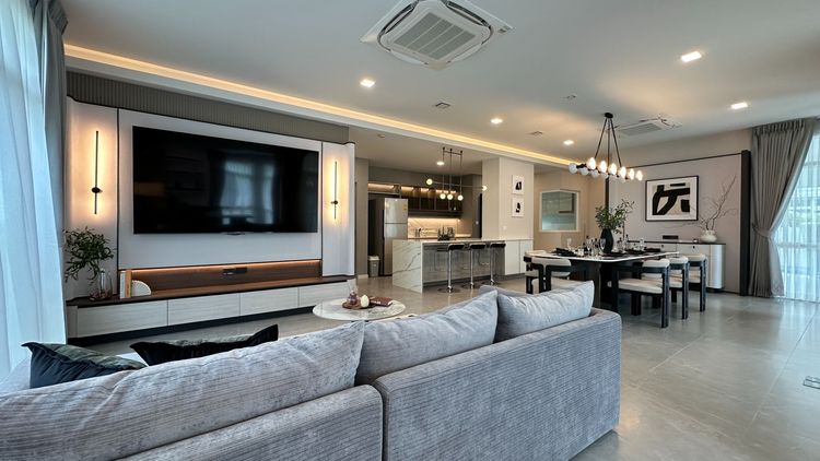 Land and Houses ตกแต่งครบ 2025 บ้านเดี่ยวให้เช่า เพิ่งตกแต่งเสร็จ โครงการ มัณฑนา บางนา-วงแหวน รูปที่ 2