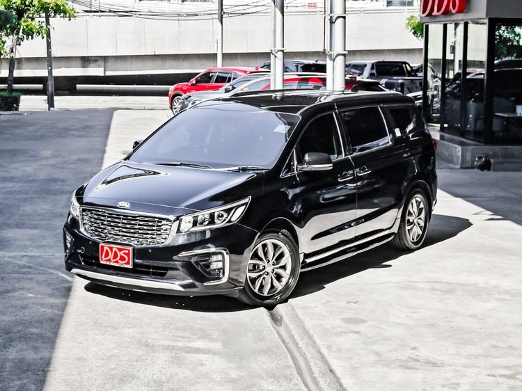 Kia Grand Carnival 2020 2.2 EX Van ดีเซล เกียร์อัตโนมัติ ดำ รูปที่ 2