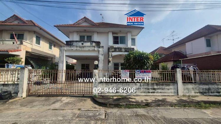 บ้านเดี่ยว 2 ชั้น 60 ตร.ว. หมู่บ้านศิริวรรณ-ชวนชม ซอยนาทอง ถนนบางกรวย-ไทรน้อย บางบัวทอง นนทบุรี