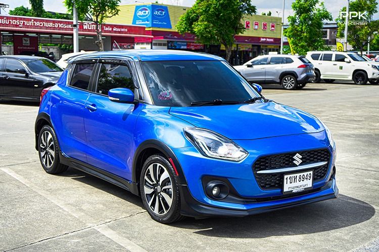 Suzuki Swift 2022 1.2 GLX Sedan เบนซิน ไม่ติดแก๊ส เกียร์อัตโนมัติ น้ำเงิน รูปที่ 3