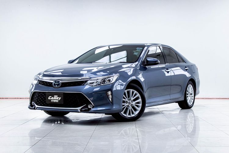 Toyota Camry 2016 2.5 HV Sedan ไฮบริด ไม่ติดแก๊ส เกียร์อัตโนมัติ เทา รูปที่ 4