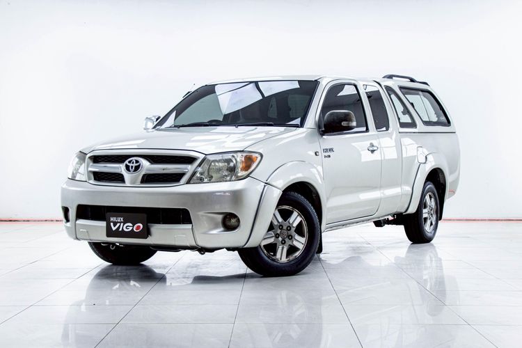 Toyota Hilux Vigo 2006 2.5 E Pickup เบนซิน ไม่ติดแก๊ส เกียร์ธรรมดา เทา