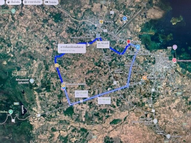 ที่ดินเปล่า 5ไร่ หน้ากว้าง ติดถนนลาดยาง อำเภอเมืองสกลนคร รูปที่ 4