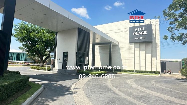 ทาวน์เฮ้าส์ 2 ชั้น 16.2 ตร.ว. หมู่บ้านสิริเพลส รังสิต ถนนรังสิต-ปทุมธานี ถนนวิภาวดี เมืองปทุมธานี ปทุมธานี