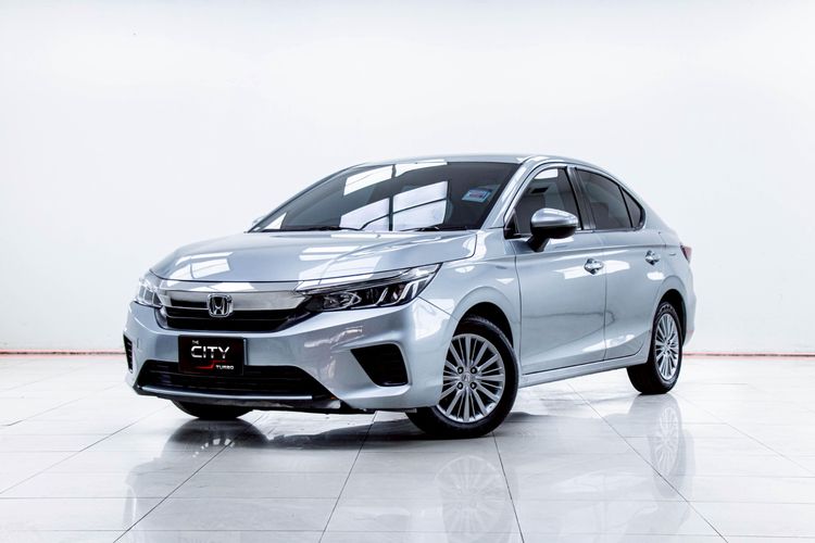 Honda City 2020 1.0 V Sedan เบนซิน ไม่ติดแก๊ส เกียร์อัตโนมัติ เทา รูปที่ 4