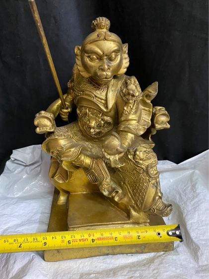 เห้งเจียนั่งบัลลังก์(ทองเหลือง) รูปที่ 2