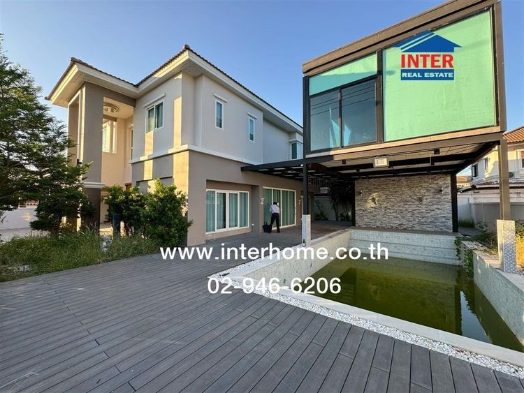 บ้านเดี่ยว 2 ชั้น 130.1 ตร.ว. หมู่บ้านเคซี เนเชอรัลวิลล์ ร่มเกล้า11 ใกล้มหาวิทยาลัยเกษมบัณฑิต ซอยร่มเกล้า11 ถนนร่มเกล้า เขตมีนบุรี กรุงเทพ รูปที่ 2