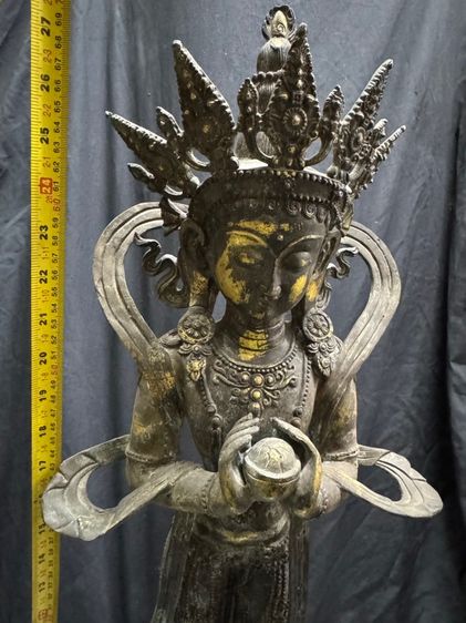 พระโพธิสัตว์(ทองเหลือง) รูปที่ 2