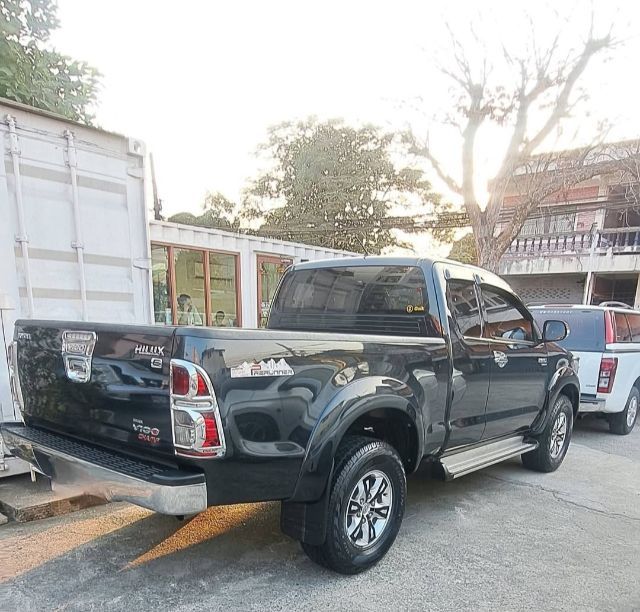 Toyota Hilux Vigo Champ 2015 Smart Cab 2.5 E VNT Prerunner Pickup ดีเซล ไม่ติดแก๊ส เกียร์ธรรมดา ดำ รูปที่ 2