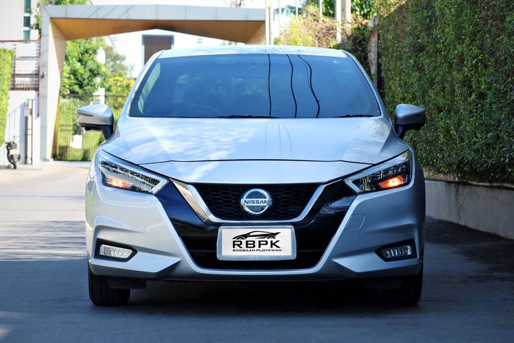 Nissan Almera 2021 1.0 VL Sedan เบนซิน ไม่ติดแก๊ส เกียร์อัตโนมัติ เทา รูปที่ 3