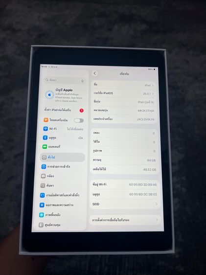 ipad Jen9 64Gb เครื่องไทย รูปที่ 3