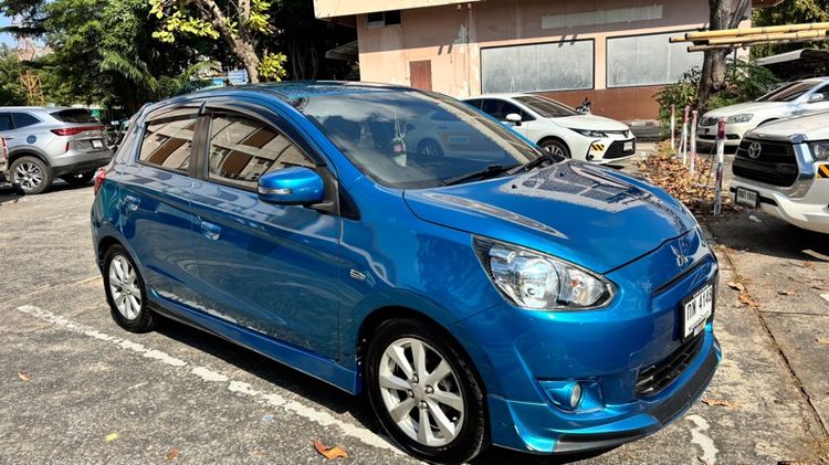 รถ Mitsubishi Mirage 1.2 GLX สี ฟ้า
