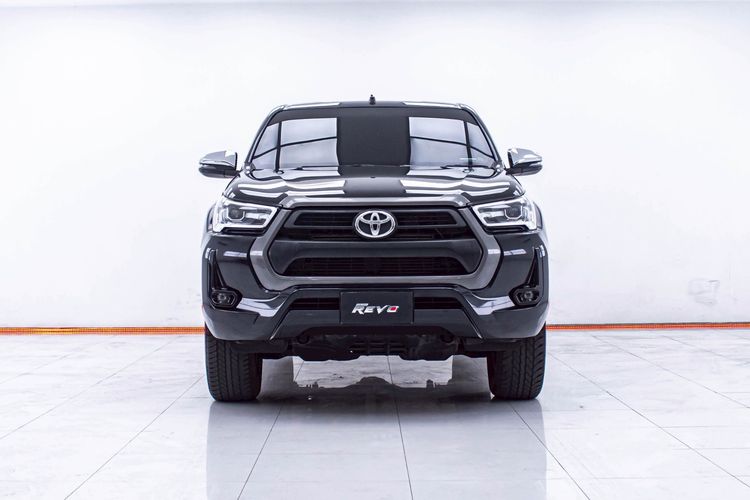 Toyota Hilux Revo 2021 Smart Cab 2.4 Mid Prerunner Pickup ดีเซล ไม่ติดแก๊ส เกียร์อัตโนมัติ ดำ รูปที่ 4