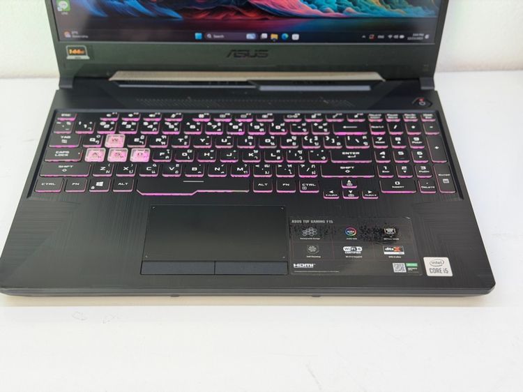 Asus tuf gaming i5 10300h ram 8gb m.2 512gb. Vga gtx 1650 4gb จอ 15.6 144hz เครื่องสวย แบตทน รูปที่ 4