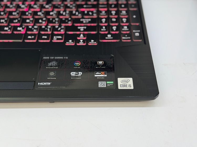 Asus tuf gaming i5 10300h ram 8gb m.2 512gb. Vga gtx 1650 4gb จอ 15.6 144hz เครื่องสวย แบตทน รูปที่ 5