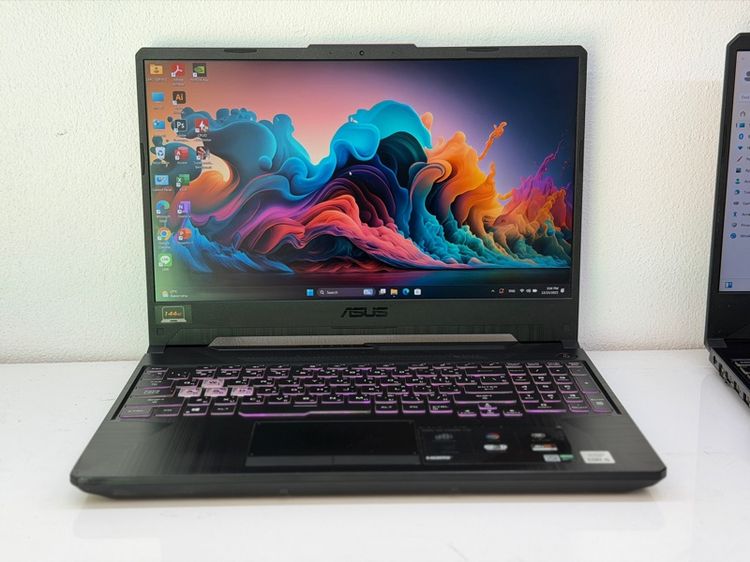 Asus tuf gaming i5 10300h ram 8gb m.2 512gb. Vga gtx 1650 4gb จอ 15.6 144hz เครื่องสวย แบตทน