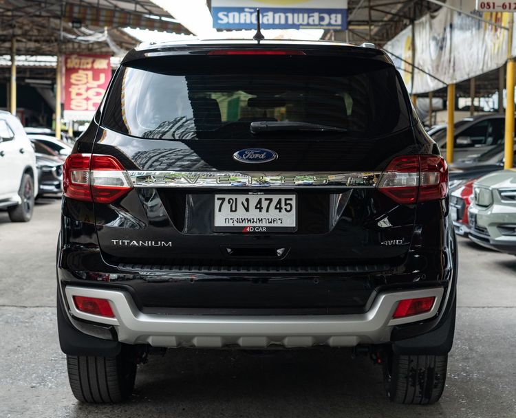 Ford Everest 2017 3.2 Titanium Plus 4WD Utility-car ดีเซล ไม่ติดแก๊ส เกียร์อัตโนมัติ ดำ รูปที่ 4