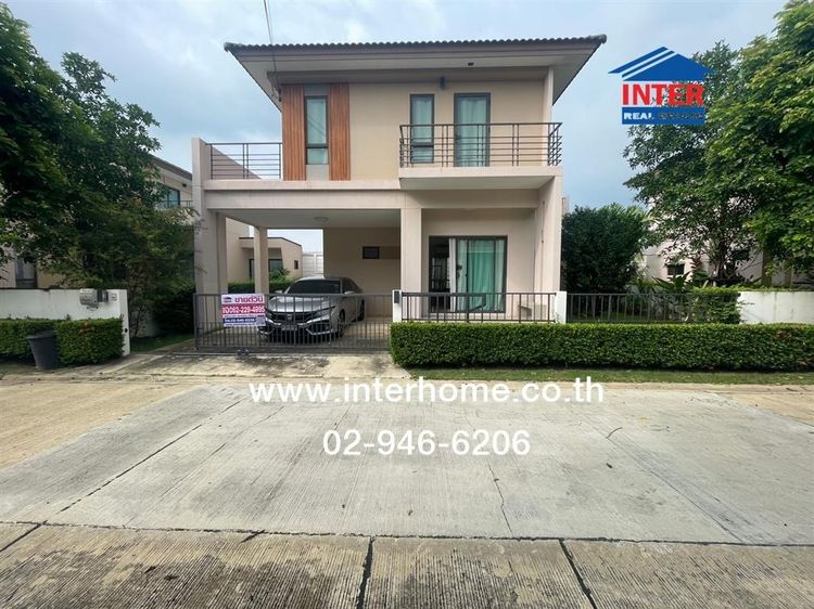 บ้านเดี่ยว 2 ชั้น 50.6 ตร.ว. หมู่บ้านธนาวิลเลจ2 พระราม5-บางใหญ่ ซอยแก้วอินทร์ ถนนกาญจนาภิเษก ถนนจันทร์ทองเอี่ยม ถนนคลองถนน บางใหญ่ นนทบุรี