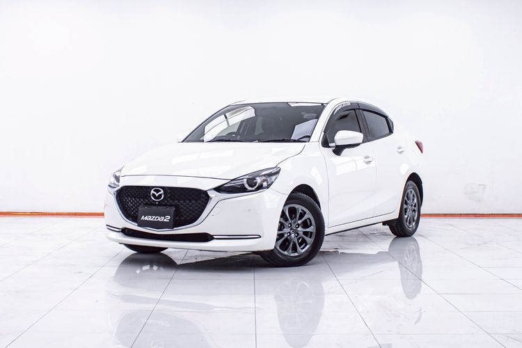 รถ Mazda Mazda 2 1.3 Skyactiv-G S Leather Sedan สี ขาว