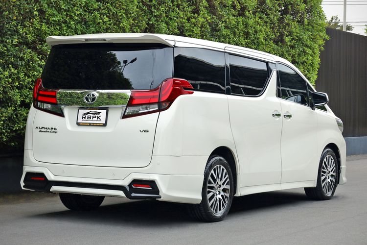 Toyota Alphard 2015 3.5 Executive Lounge Van เบนซิน ไม่ติดแก๊ส เกียร์อัตโนมัติ ขาว รูปที่ 4