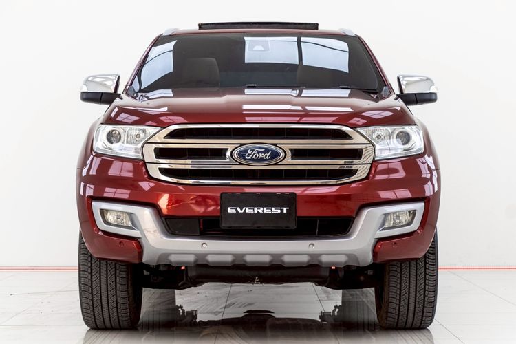 Ford Everest 2017 2.2 Titanium Utility-car ดีเซล ไม่ติดแก๊ส เกียร์อัตโนมัติ แดง รูปที่ 3