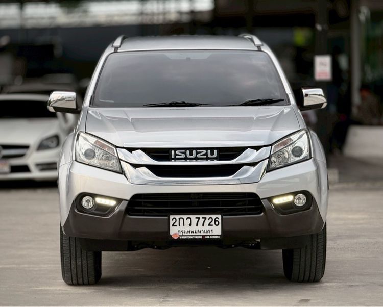 Isuzu MU-X 2014 3.0 Ultimate AT 2WD Utility-car ดีเซล ไม่ติดแก๊ส เกียร์อัตโนมัติ เทา รูปที่ 2