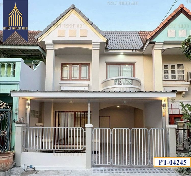 ทาวน์เฮาส์ลภาวัน8 บางบัวทองตกแต่งใหม่พร้อมอยู่ ราคาย่อมเยาว์
