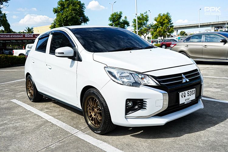 Mitsubishi Mirage 2022 1.2 ACTIVE Sedan เบนซิน ไม่ติดแก๊ส เกียร์อัตโนมัติ ขาว รูปที่ 3