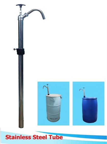 ปั๊มสูบน้ำมันสแตนเลสชนิดมือโยก ใช้กับถัง 200L - มือสอง รูปที่ 4