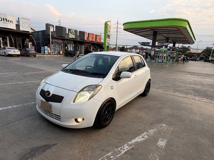 Toyota Yaris 2008 1.5 E Sedan เบนซิน ไม่ติดแก๊ส เกียร์อัตโนมัติ ขาว รูปที่ 2