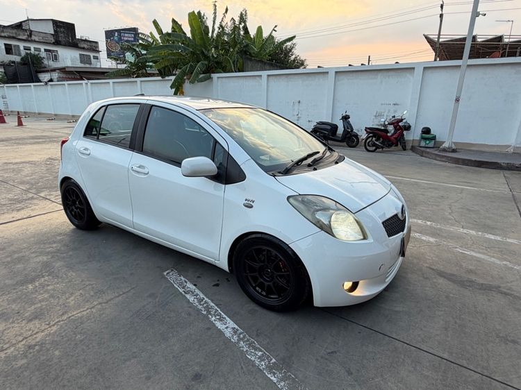 Toyota Yaris 2008 1.5 E Sedan เบนซิน ไม่ติดแก๊ส เกียร์อัตโนมัติ ขาว รูปที่ 3