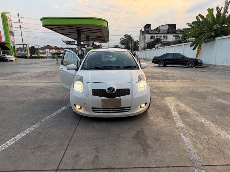 Toyota Yaris 2008 1.5 E Sedan เบนซิน ไม่ติดแก๊ส เกียร์อัตโนมัติ ขาว
