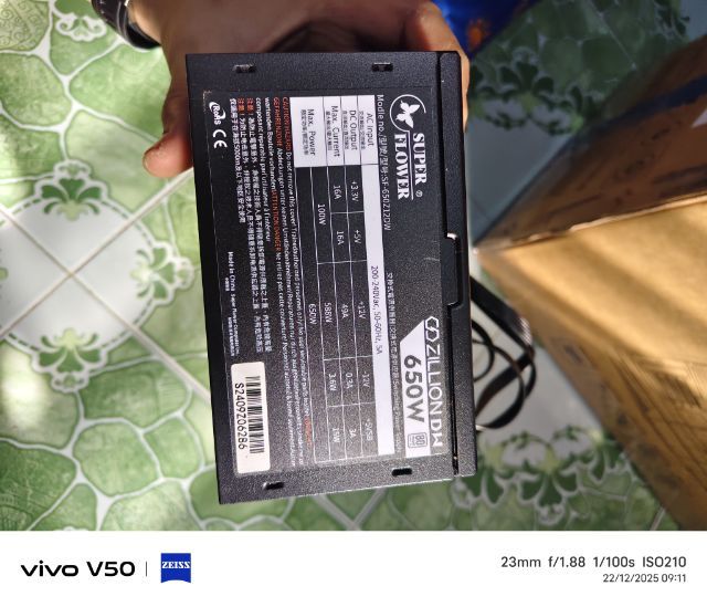 power supply super flower 650w รูปที่ 2