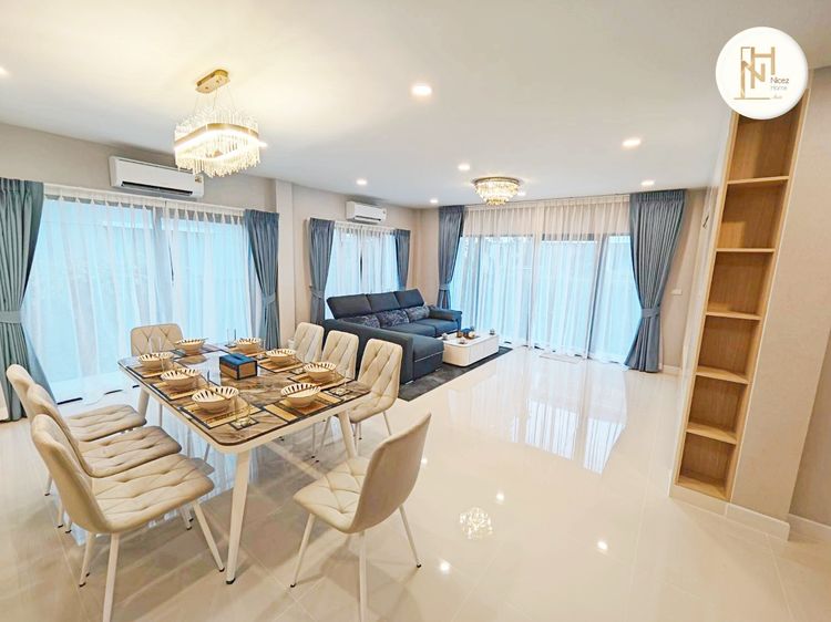 AP (Thailand) ตกแต่งครบ ให้เช่าบ้านเดี่ยว  Centro วิภาวดี บ้านใหม่ เฟอร์ครบ  พร้อมอยู่  โซนใกล้สวน ใกล้สนามบินดอนเมือง รูปที่ 4