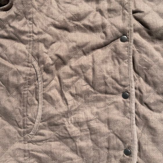 Uniqlo Quilted Snap Button Hoodie รูปที่ 7