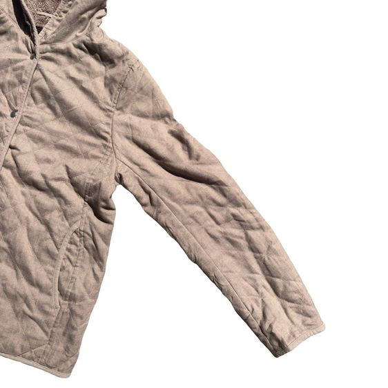 Uniqlo Quilted Snap Button Hoodie รูปที่ 4
