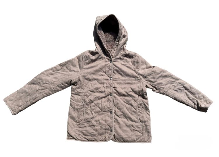 Uniqlo Quilted Snap Button Hoodie