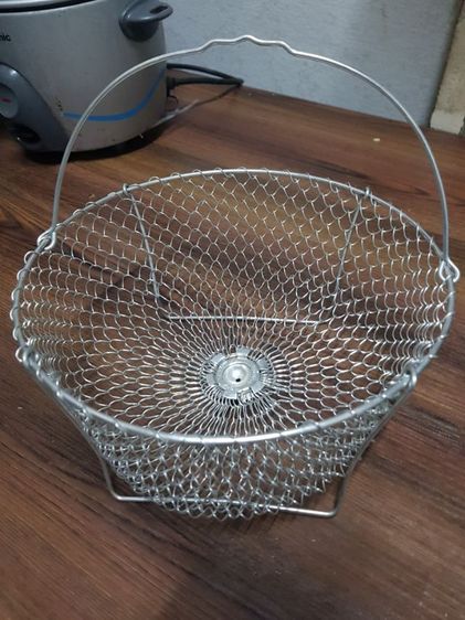 ตะกร้าลวดโลหะสไตล์วินเทจฝรั่งเศส  รูปที่ 2