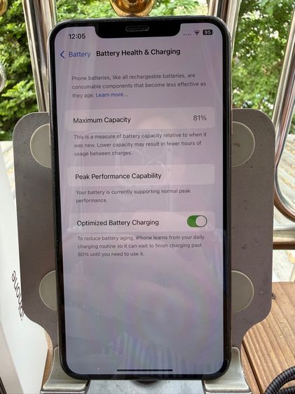 ขาย iPhone XS Max ความจุ64Gb สีทอง ยกกล่อง สายชาร์จแท้เดิม Battery Health 81 สภาพสวยมากไร้รอย ติดกันหลังเครื่อง ไม่เคยซ่อมเปลี่ยนชิ้นส่วนใดๆ รูปที่ 3