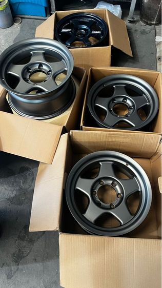 แม็ก Bradley งานSSW 16”  สีเทา ก8“ ออฟ0 16“ พร้อมยางYoko AT G015 ปลายปี2024   รูปที่ 5