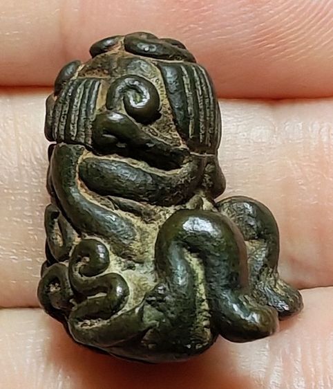 🚩พระปิดตา หลวงพ่อทับ วัดทอง พิมพ์นั่งยองเนื้อสัมฤทธิ์🚩 รูปที่ 4