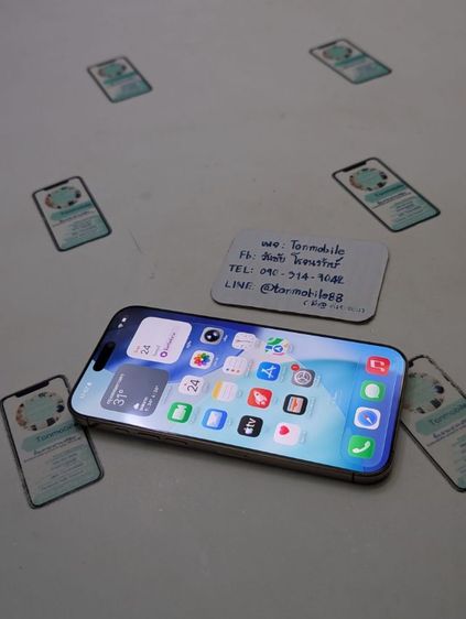 ขาย เทิร์น iPhone 16 Pro Max 256 Desert ศูนย์ไทย สภาพใหม่เอี่ยม อุปกรณ์ครบยกกล่อง สุขภาพแบต 98 ประกันยาว 5 เดือน เพียง 33,590 บาท ครับ  รูปที่ 3