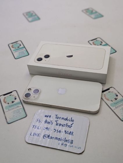 ขาย เทิร์น iPhone 13 128 Starlight ศูนย์ไทย สภาพใหม่เอี่ยม อุปกรณ์ครบยกกล่อง ประกันยาว 5 เดือน สุขภาพแบต 95 เพียง 11,590 บาท ครับ  รูปที่ 2
